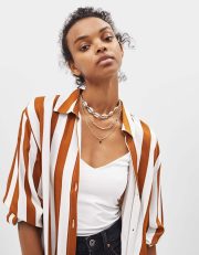 Chain and seashell choker necklace - Image 4