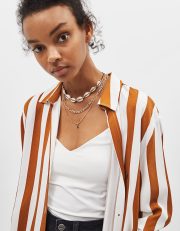 Chain and seashell choker necklace - Image 2